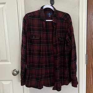 George men’s long sleeve button down shirt